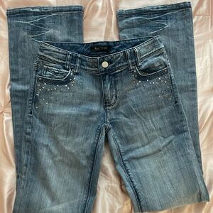 White House Black Market Blue Boot Cut Jeans